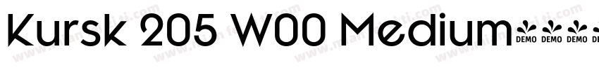 Kursk 205 W00 Medium字体转换